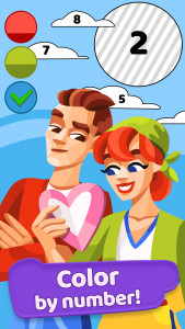 اسکرین شات 2 بازی Gallery: Color by number game