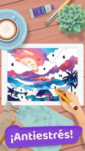 اسکرین شات بازی Gallery: Colorear y pintar 1