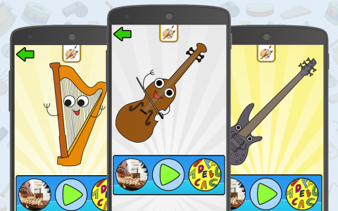 اسکرین شات 5 بازی Musical Instruments for Kids