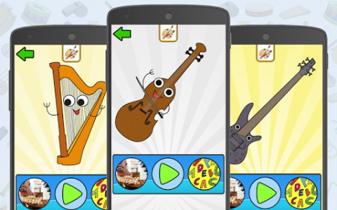 اسکرین شات بازی Musical Instruments for Kids 5
