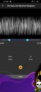 اسکرین شات برنامه Ink Sans Ink Machine Ringtone 5