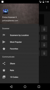اسکرین شات 6 برنامه Police Scanner X