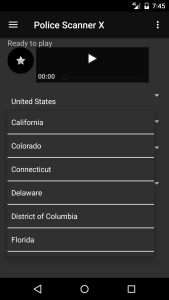 اسکرین شات 2 برنامه Police Scanner X