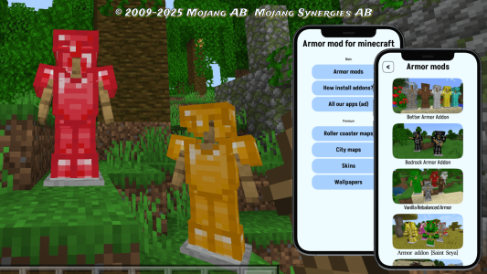 اسکرین شات 2 برنامه Armor for Minecraft