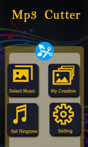 اسکرین شات برنامه Mp3 Music Cutter 1