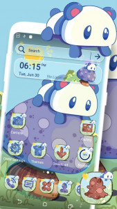 اسکرین شات برنامه Baby Panda Launcher Theme 1