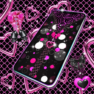 اسکرین شات 6 برنامه Locker black and pink
