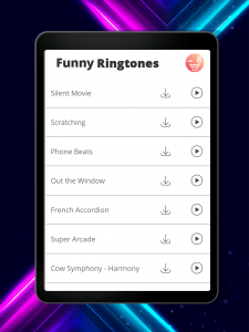اسکرین شات برنامه Ringtones and Text Tones 5