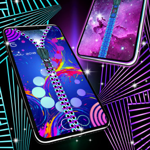 اسکرین شات 5 برنامه Zipper theme for lock screen