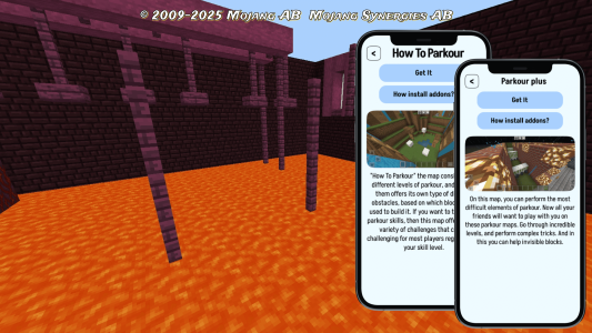 اسکرین شات 4 برنامه Parkour for minecraft