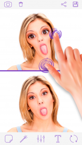 اسکرین شات برنامه Funny Face Camera 4