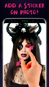 اسکرین شات برنامه Halloween Makeup Photo Editor 4