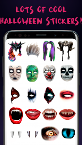 اسکرین شات برنامه Halloween Makeup Photo Editor 3