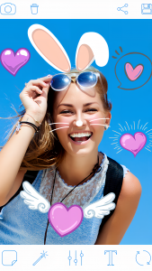 اسکرین شات 1 برنامه Rabbit Face Mask Photo Editor