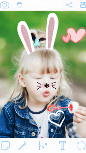 اسکرین شات برنامه Cute Rabbit Face: Photo App 5