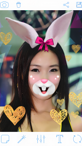 اسکرین شات برنامه Cute Rabbit Face 2