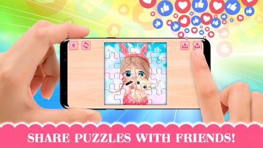 اسکرین شات بازی Puzzles for Girls 3