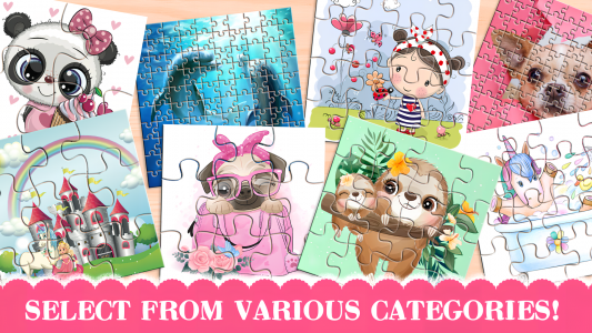 اسکرین شات بازی Puzzles for Girls 2