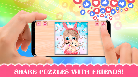 اسکرین شات 3 بازی Puzzles for Girls