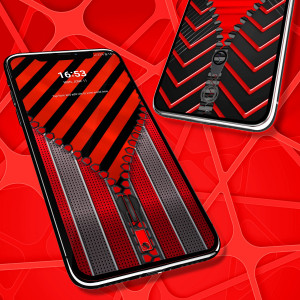 اسکرین شات 3 برنامه Red black zipper