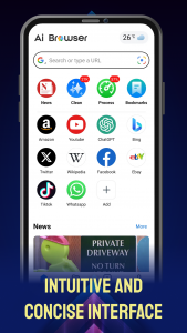 اسکرین شات برنامه Ai Browser 1