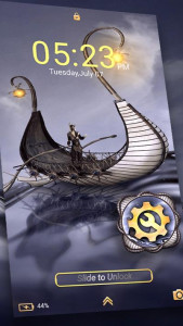 اسکرین شات برنامه Viking Ship Launcher Theme 3