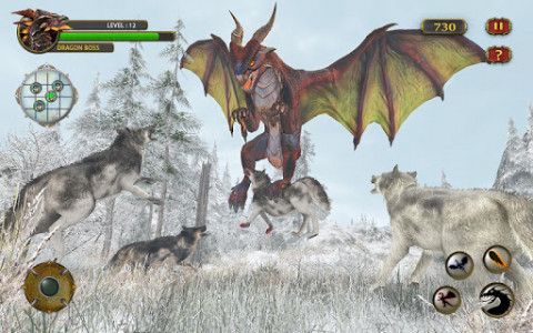 اسکرین شات بازی Dragon Simulator Attack 3D Game 2