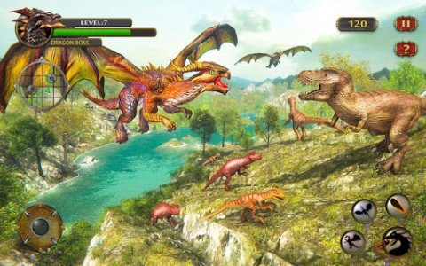 اسکرین شات بازی Dragon Simulator Attack 3D Game 1