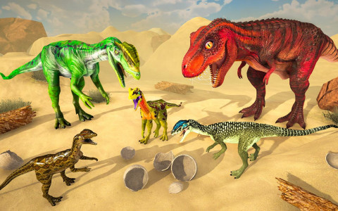 اسکرین شات بازی Dinosaur Games Simulator Dino Attack 3D 6