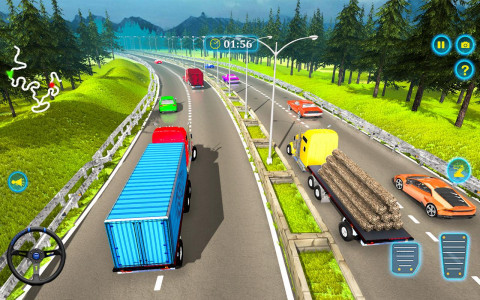 اسکرین شات بازی Truck Driving Simulator 2023 1