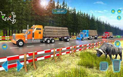اسکرین شات بازی Truck Driving Simulator 2023 4