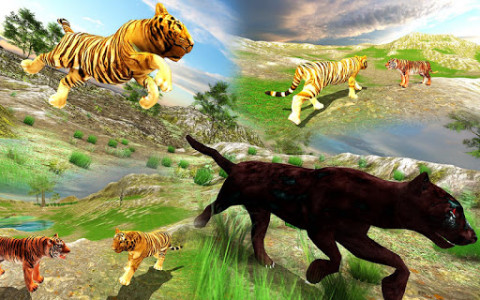 اسکرین شات بازی Wild Tiger Simulator 3d animal games 2
