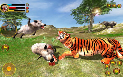 اسکرین شات بازی Wild Tiger Simulator 3d animal games 4
