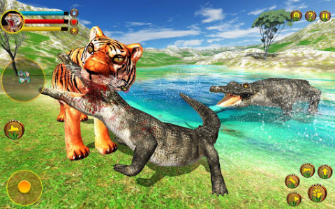 اسکرین شات بازی Wild Tiger Simulator 3d animal games 3