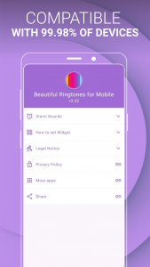 اسکرین شات برنامه Beautiful Ringtones for Mobile 6