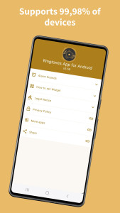 اسکرین شات 5 برنامه Ringtones App for Android™