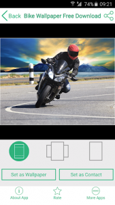 اسکرین شات برنامه Bike Wallpaper Free Download 3