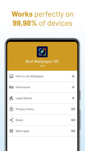 اسکرین شات 5 برنامه Bird Wallpaper HD