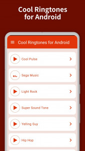 اسکرین شات برنامه Cool Ringtones for Android 1