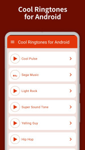 اسکرین شات 1 برنامه Cool Ringtones for Android