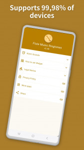 اسکرین شات برنامه Flute Music Ringtones 5
