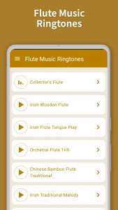 اسکرین شات برنامه Flute Music Ringtones 1