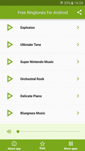 اسکرین شات برنامه Ringtones for Android™ Phone Free 2