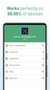 اسکرین شات 5 برنامه Horse Wallpaper HD