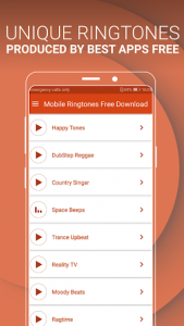 اسکرین شات برنامه Mobile Ringtones Free Download 5