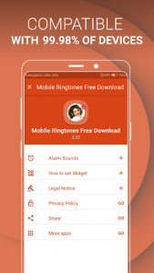 اسکرین شات برنامه Mobile Ringtones Free Download 8