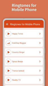 اسکرین شات 1 برنامه Ringtones for Mobile Phone