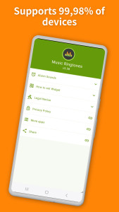 اسکرین شات 5 برنامه Music Ringtones