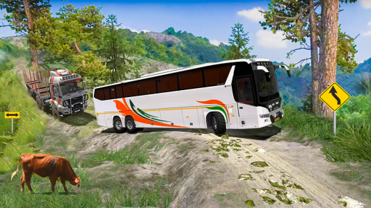 اسکرین شات بازی Hill Bus Simulator Bus Game 3D 4