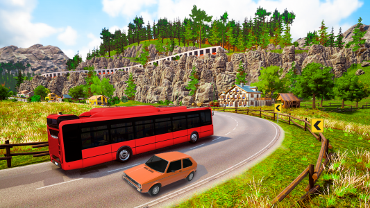 اسکرین شات بازی Hill Bus Simulator Bus Game 3D 3